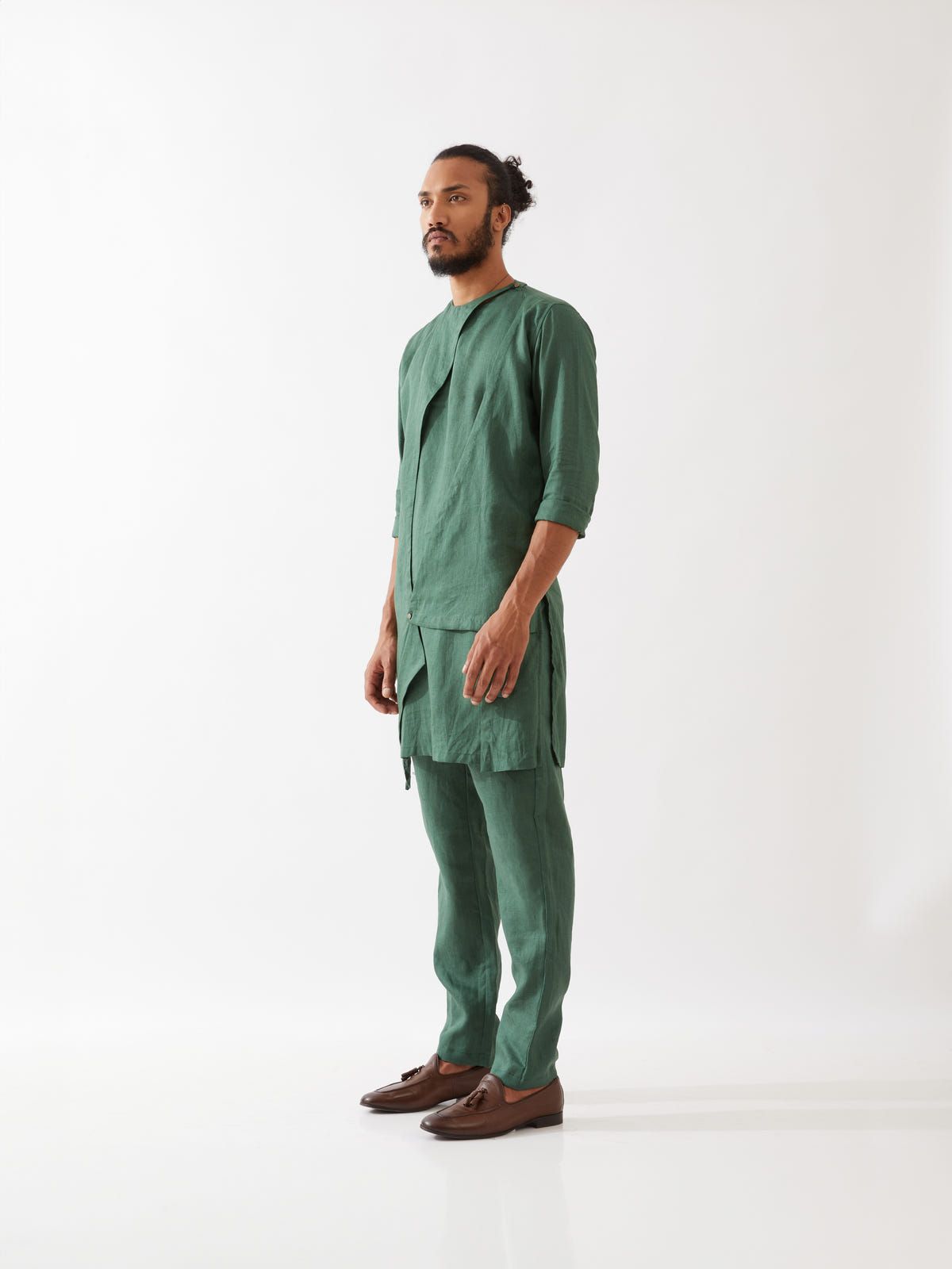THEO KURTA - GREEN - image 2