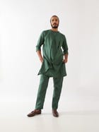 THEO KURTA - GREEN view 4