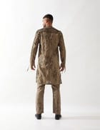 COLTON BRICKS KURTA SET - OLIVE view 3