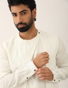HARSH KURTA SET - WHITE view 2