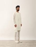 HARSH KURTA SET - WHITE view 3