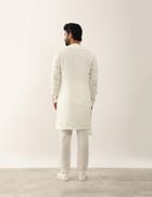 HARSH KURTA SET - WHITE view 4
