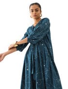 ARIS DRESS - BLUE view 5