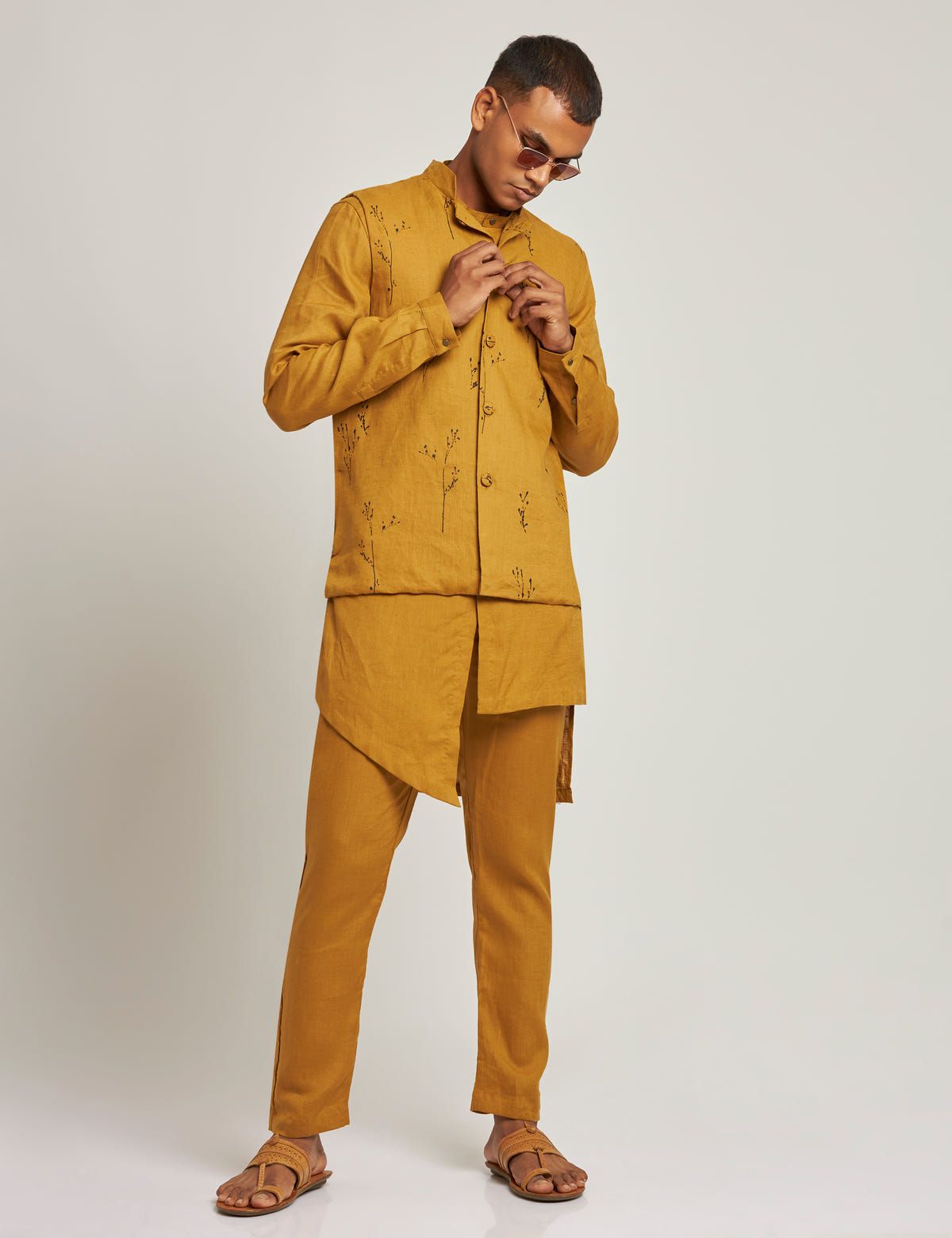 DOWNTOWN WAISTCOAT - YELLOW - image 4