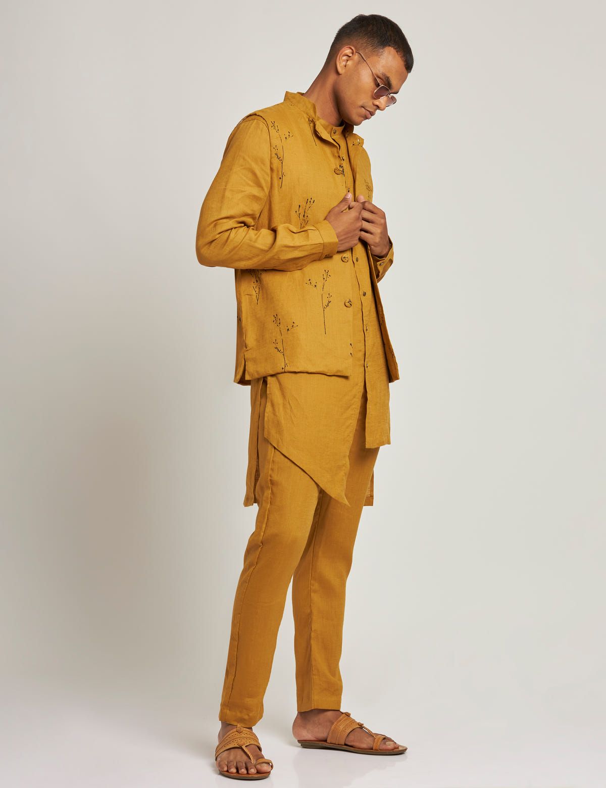 DOWNTOWN WAISTCOAT - YELLOW - image 5