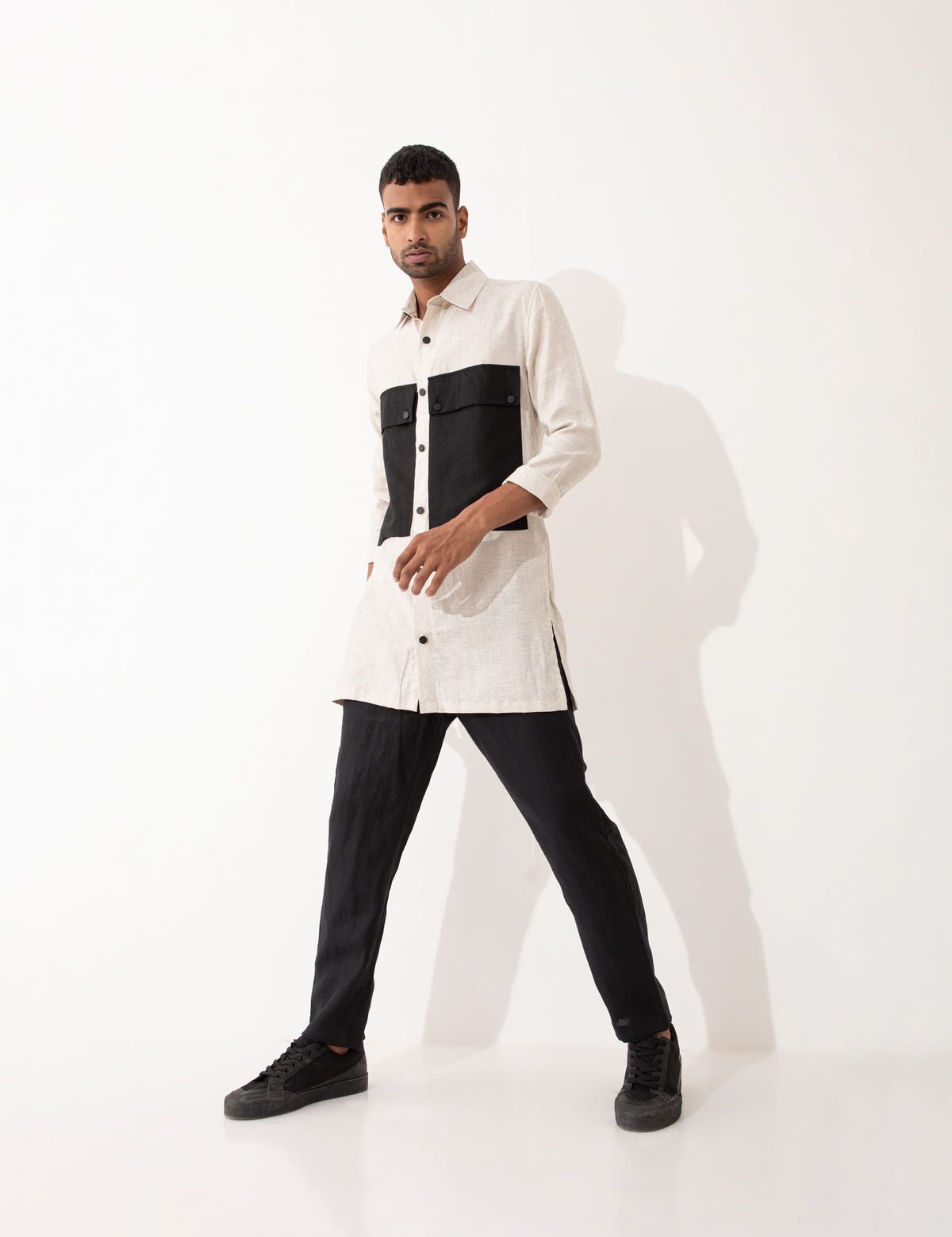 ARCHIE SHIRT SET - IVORY - image 1