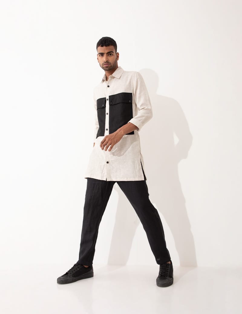 ARCHIE SHIRT SET - IVORY