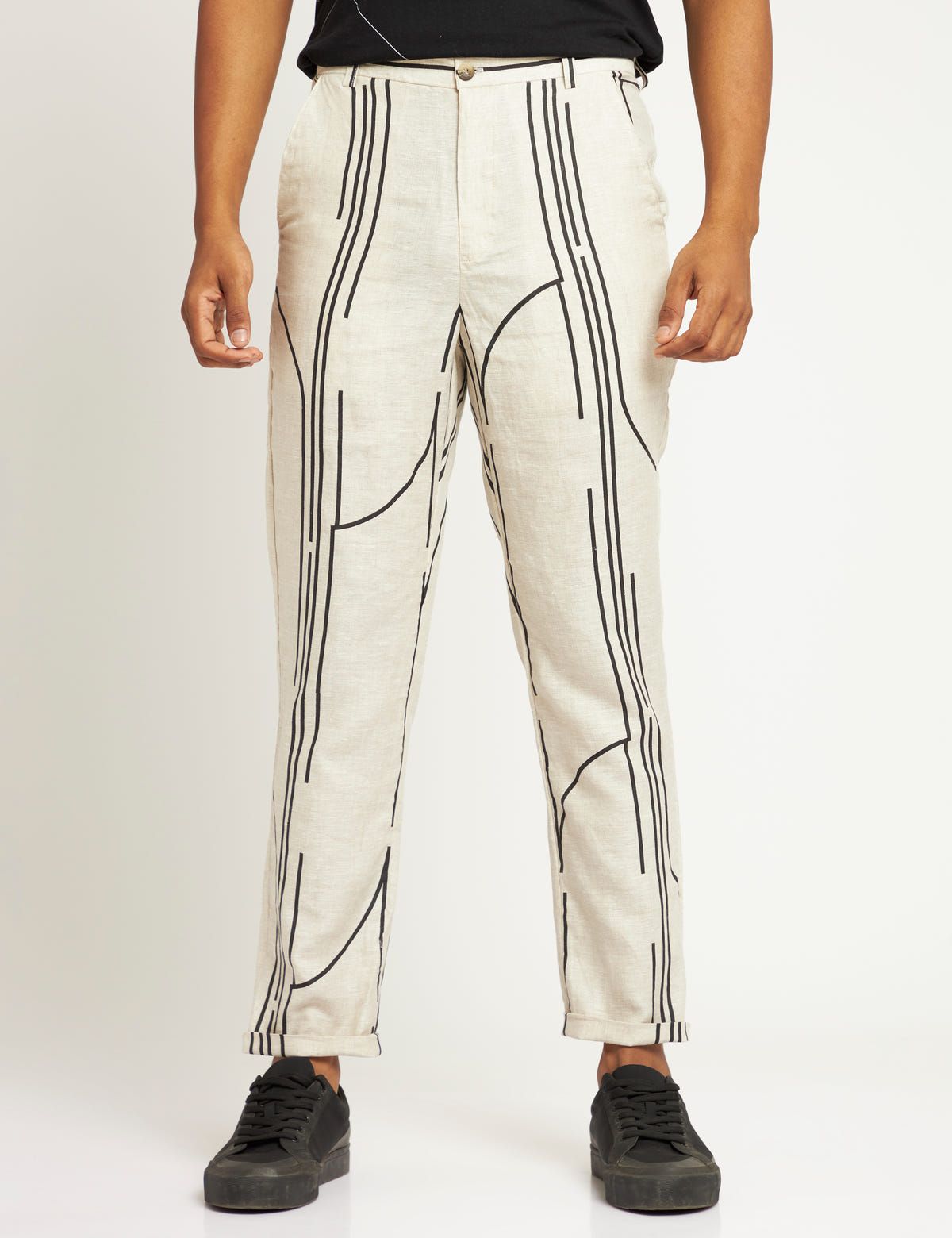 TOCO - TROUSER - TRACKS - IVORY - image 1