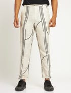 TOCO - TROUSER - TRACKS - IVORY view 1