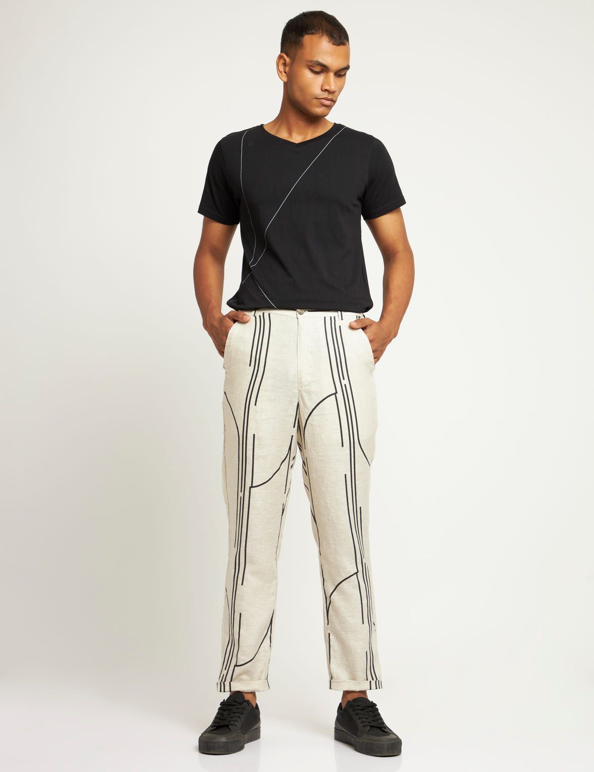 TOCO - TROUSER - TRACKS - IVORY - image 4