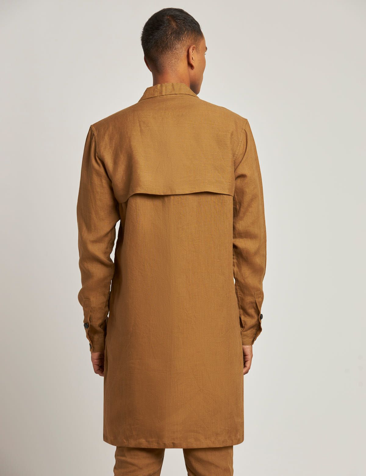 ATTUR KURTA - GOLDEN BROWN - image 2