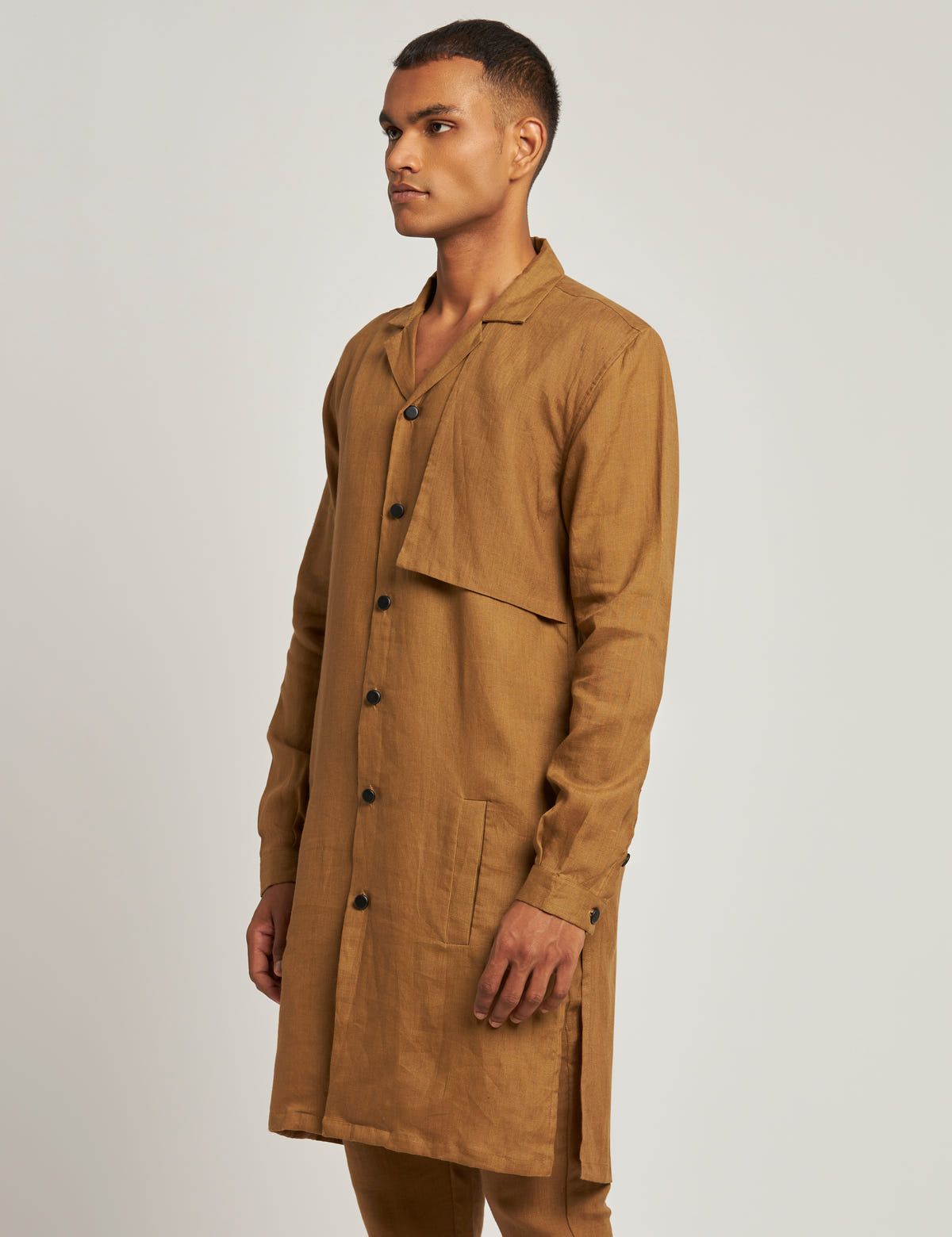ATTUR KURTA - GOLDEN BROWN - image 3