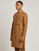 ATTUR KURTA - GOLDEN BROWN view 3