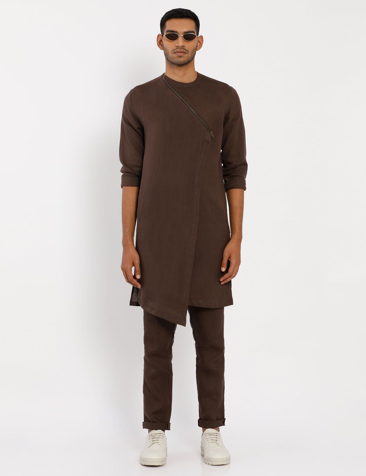 TIBIS KURTA - BROWN - image 1