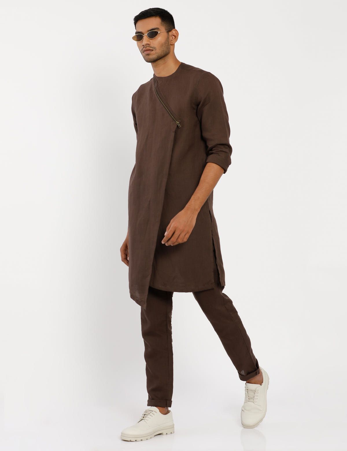 TIBIS KURTA - BROWN - image 6