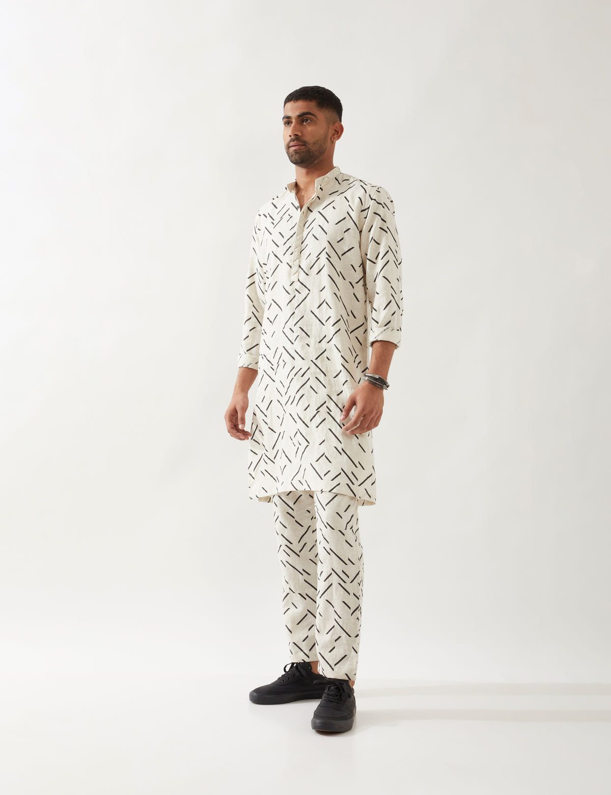 AIDEN PATHWAY KURTA SET - IVORY - image 2