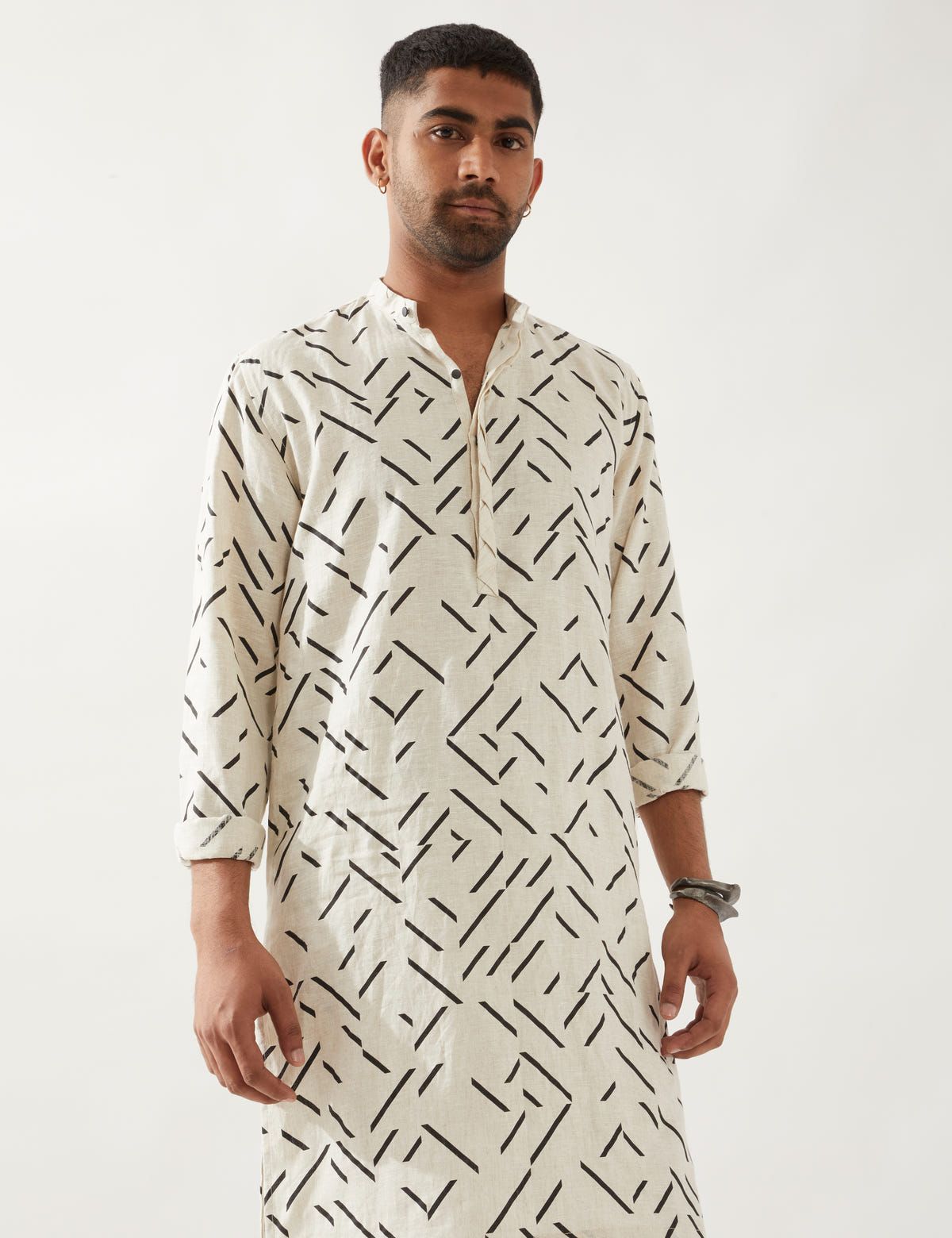 AIDEN PATHWAY KURTA SET - IVORY - image 5