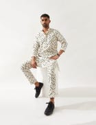 AIDEN PATHWAY KURTA SET - IVORY view 6