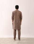 KRISH GATSBY KURTA SET - STONE view 3