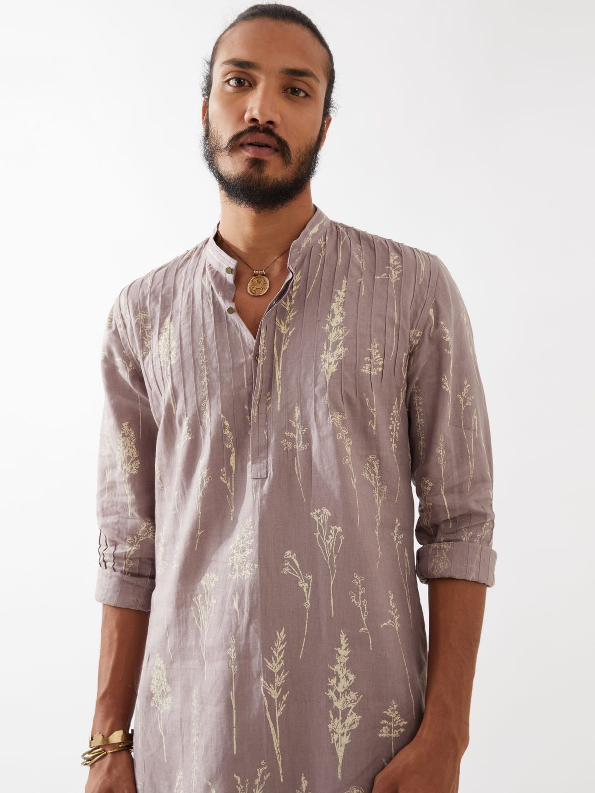DECLAN BOTANICA KURTA  - PURPLE - image 5