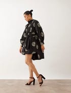BETTY DRESS - BLACK view 3