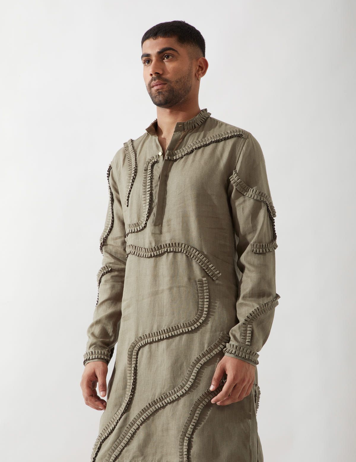 FELIX KURTA SET - OLIVE - image 2