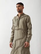 FELIX KURTA SET - OLIVE view 2