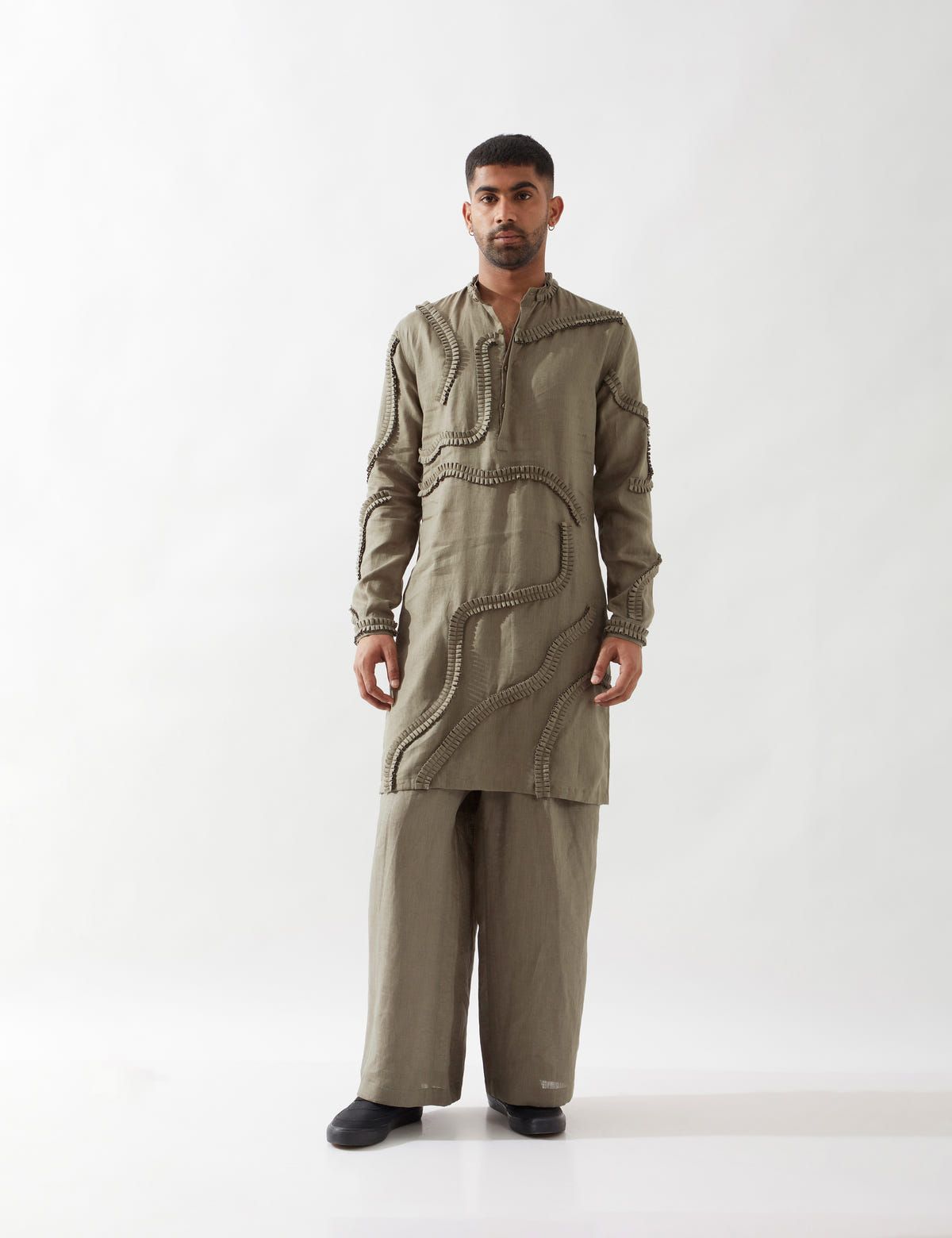 FELIX KURTA SET - OLIVE - image 3