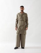 FELIX KURTA SET - OLIVE view 3