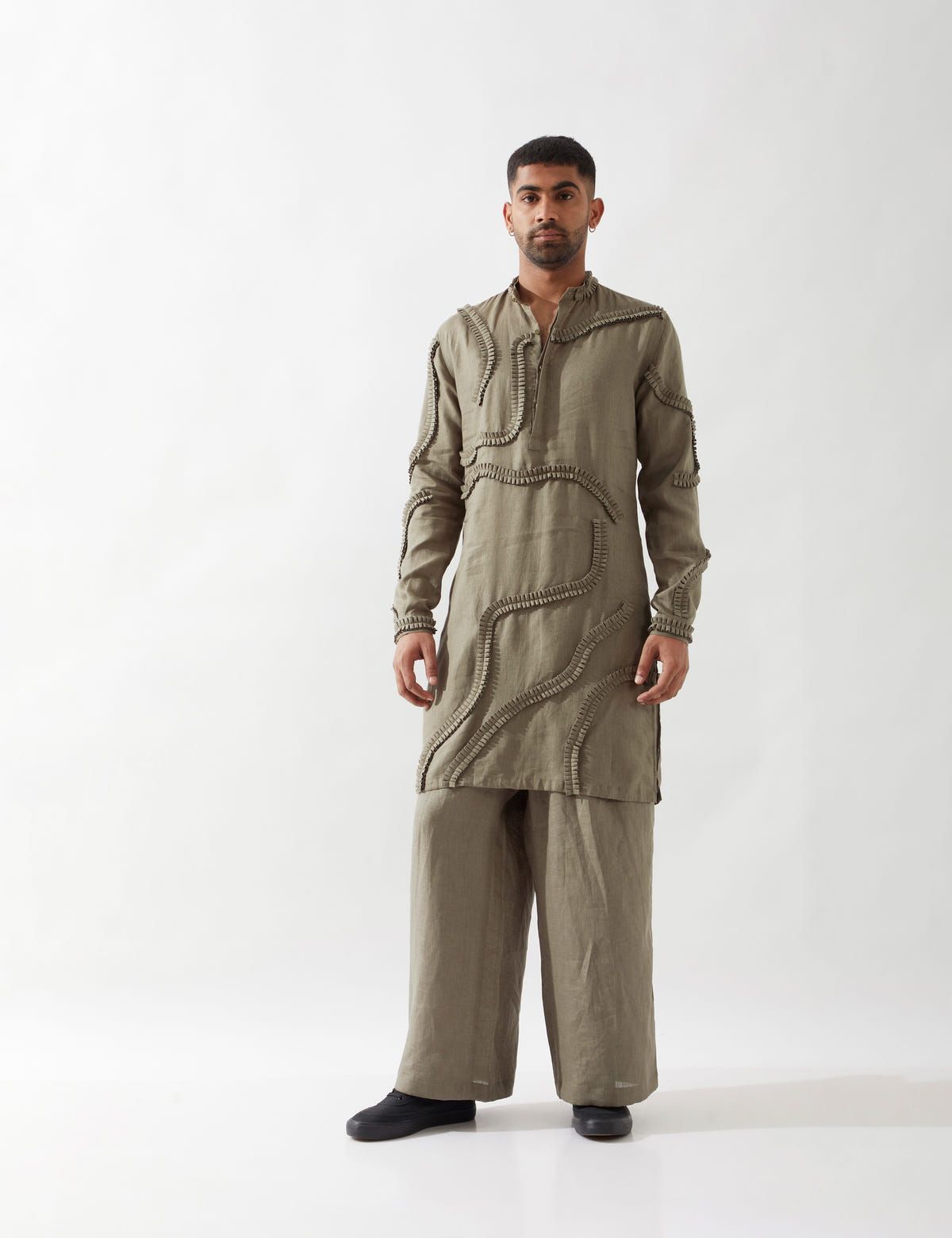 FELIX KURTA SET - OLIVE - image 5