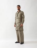 FELIX KURTA SET - OLIVE view 6