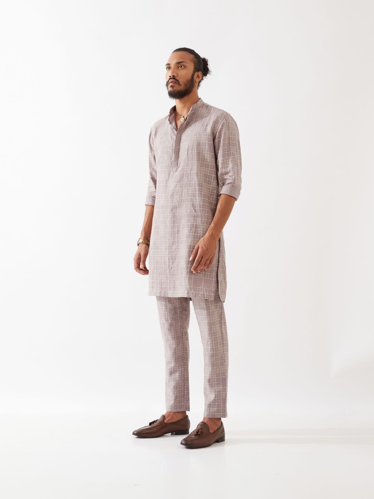 LUKA DOMINOS KURTA SET - PURPLE - image 3
