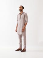 LUKA DOMINOS KURTA SET - PURPLE view 3
