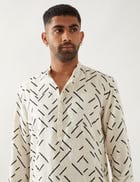 AIDEN PATHWAY KURTA  - IVORY view 2