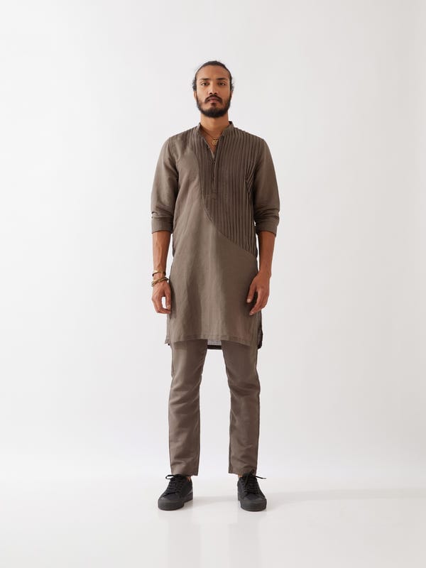 SON OF A NOBLE - SNOB — COOPER KURTA - GREY
