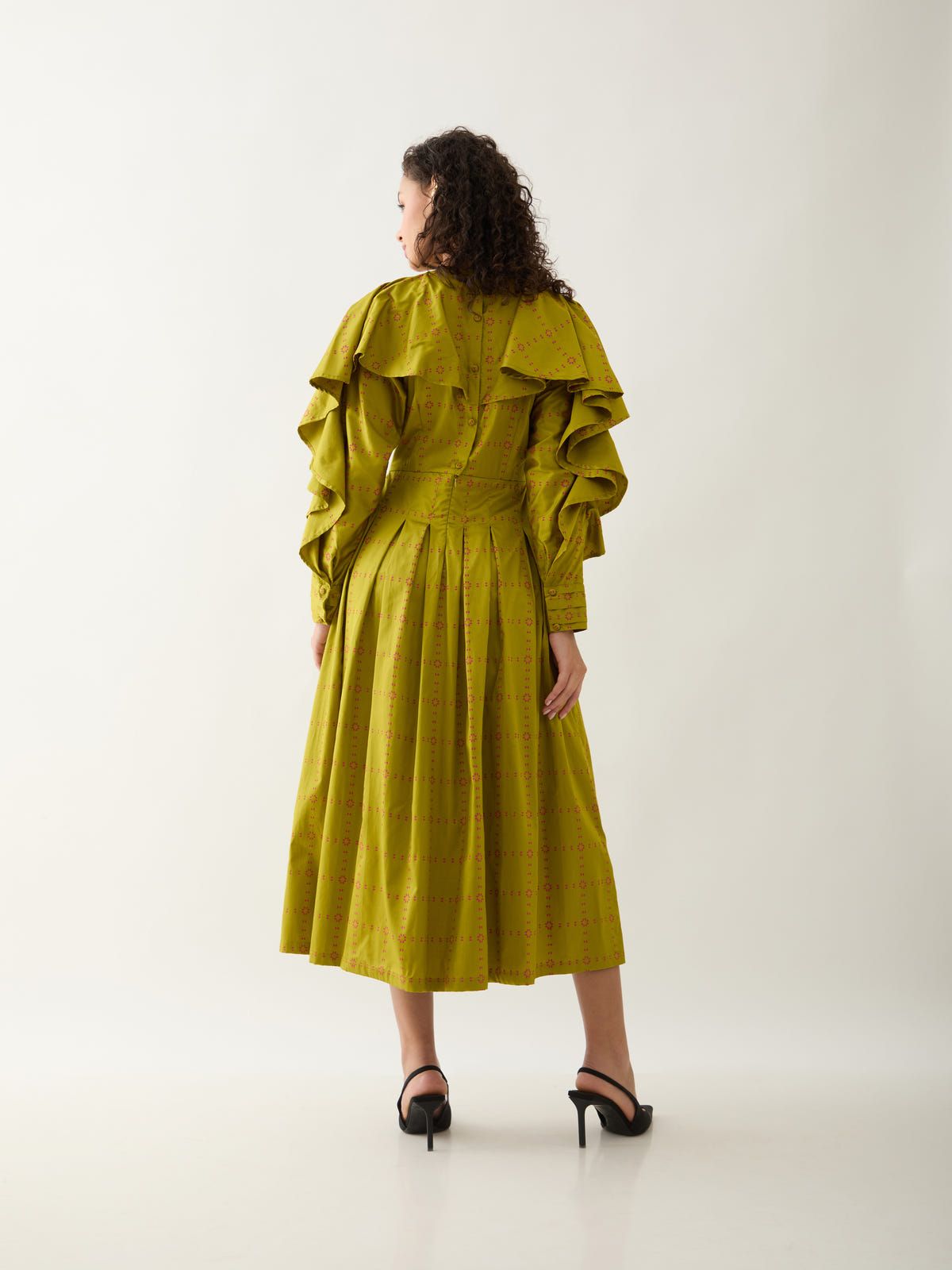 RONITA DRESS - LEAF - image 3