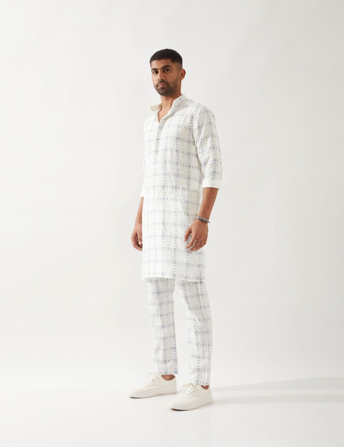 KENT REGAL KURTA SET - WHITE - image 2
