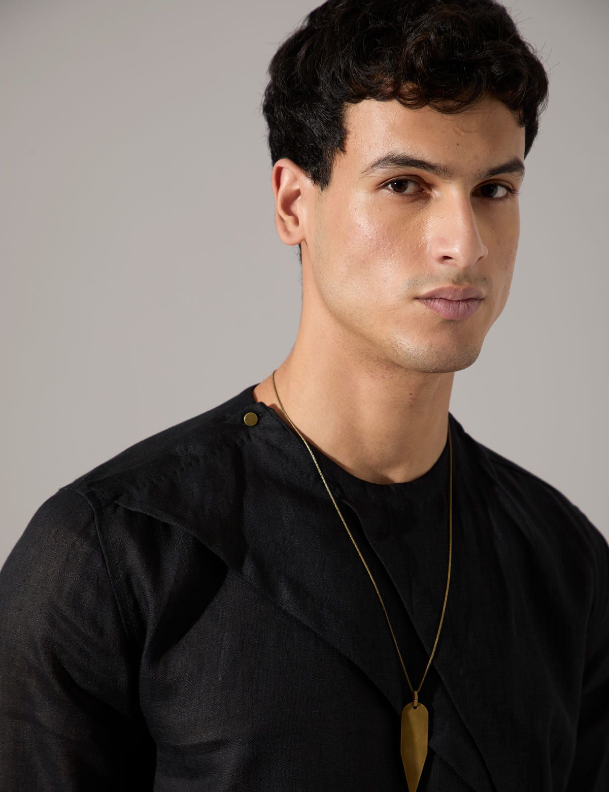 Leo Kurta Set - Black - image 5