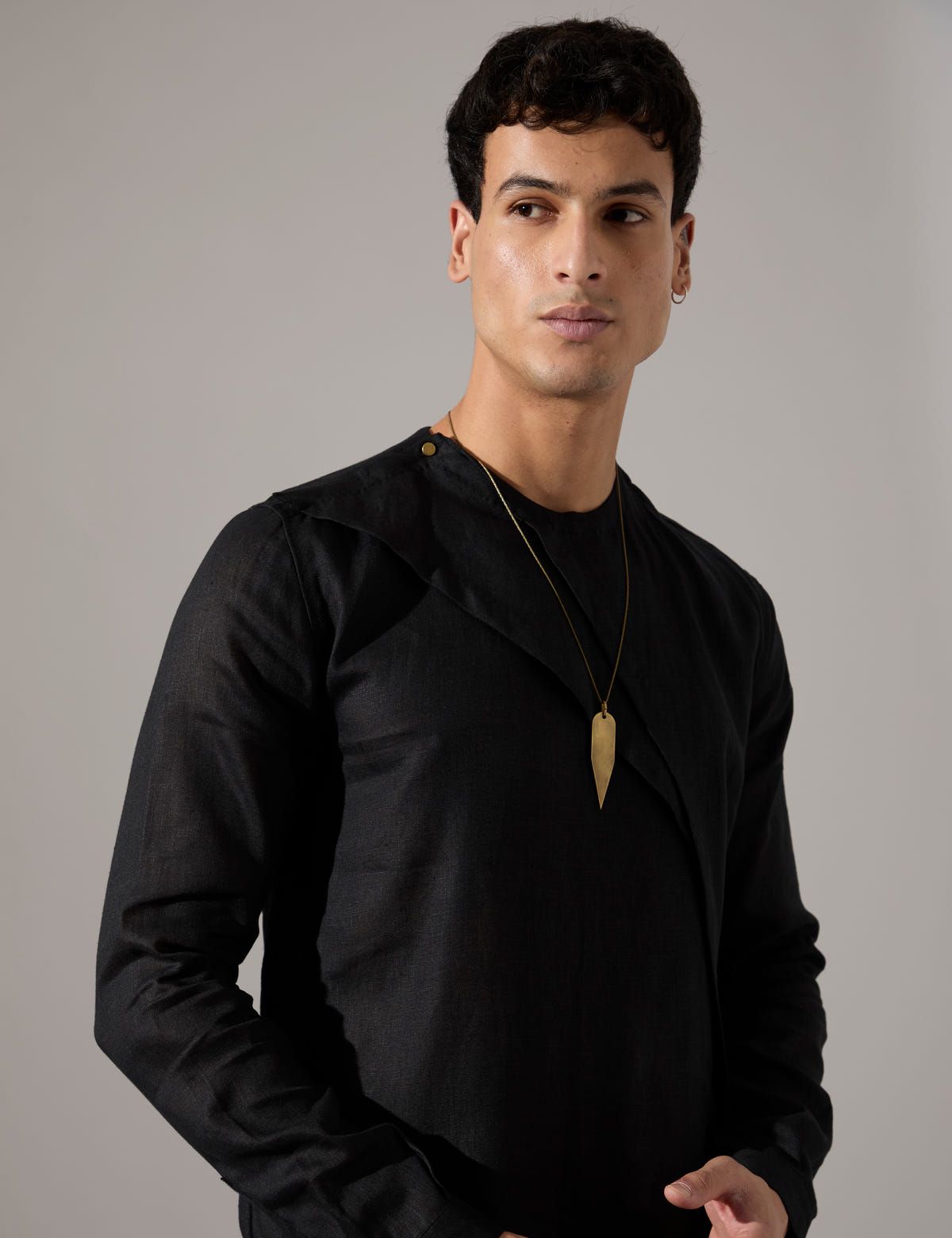 Leo Kurta Set - Black - image 6