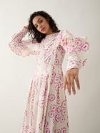 RONITA DRESS - OFF WHITE view 4