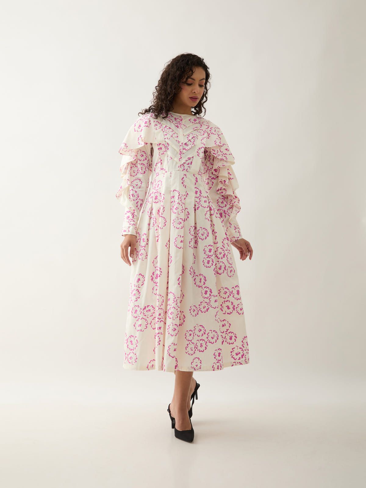 RONITA DRESS - OFF WHITE - image 5
