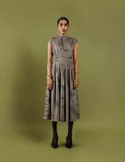 GOLD DRESS - ASH GREY view 1