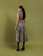 GOLD DRESS - ASH GREY view 3