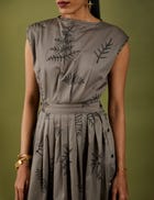 GOLD DRESS - ASH GREY view 5