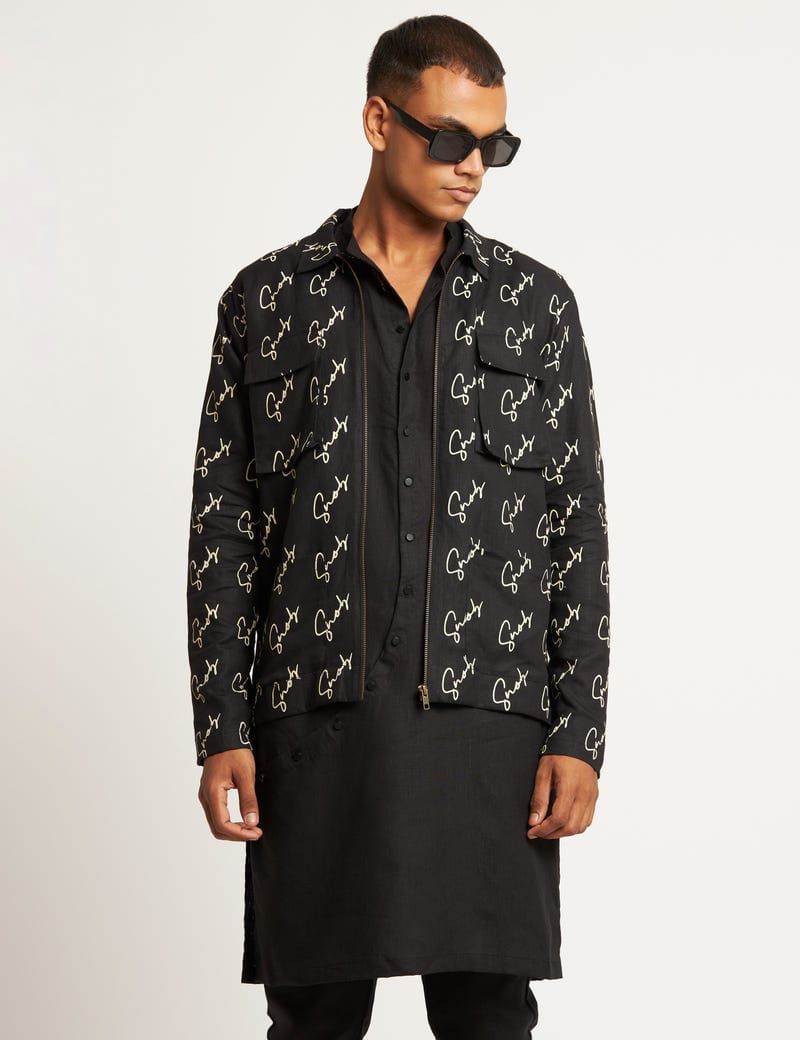 GIR  JACKET SIGNATURE - BLACK