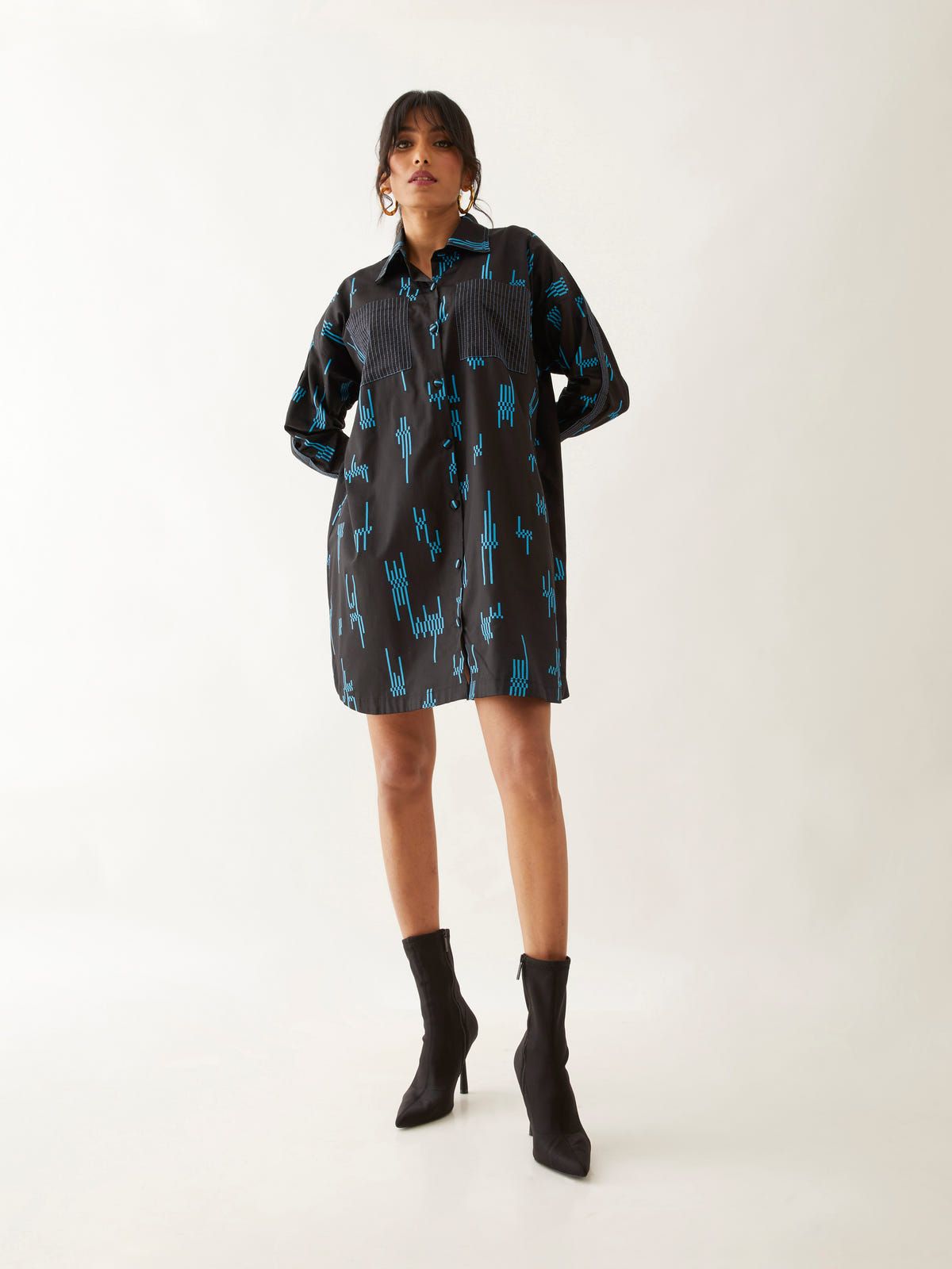 ROONIE DRESS - BLACK - image 1