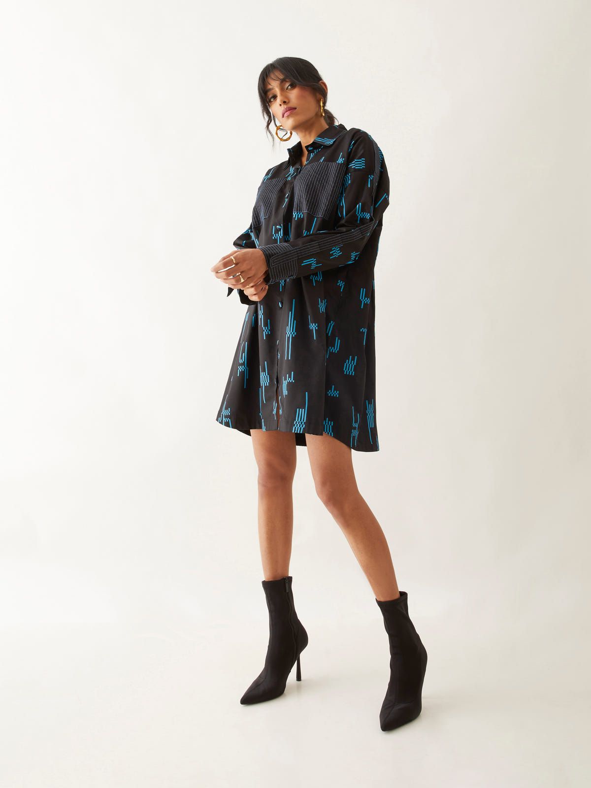 ROONIE DRESS - BLACK - image 2