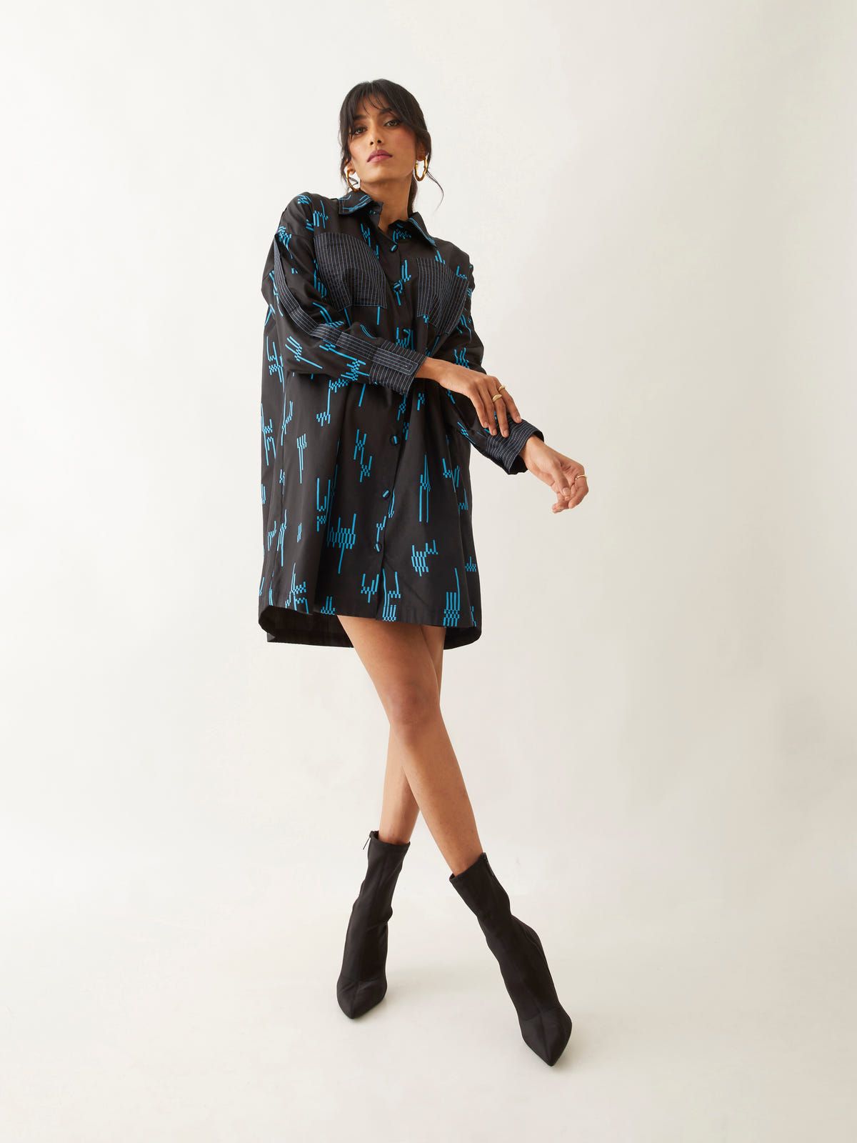 ROONIE DRESS - BLACK - image 4