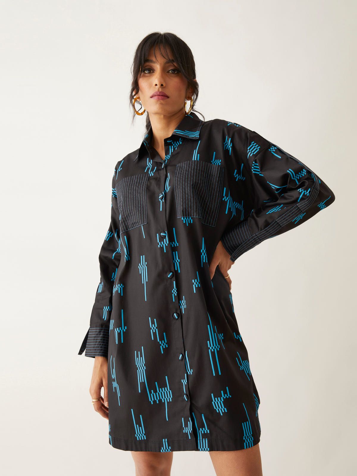 ROONIE DRESS - BLACK - image 5