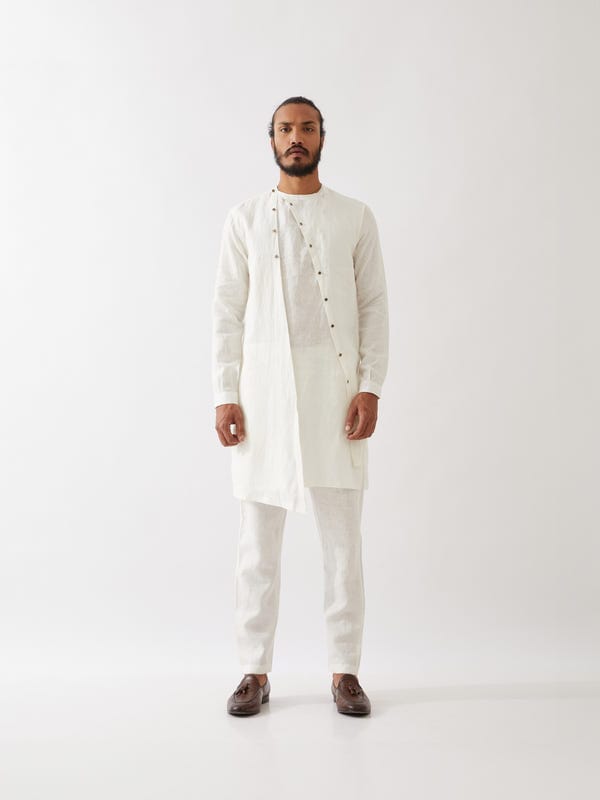 SON OF A NOBLE - SNOB — JAXON KURTA  - WHITE
